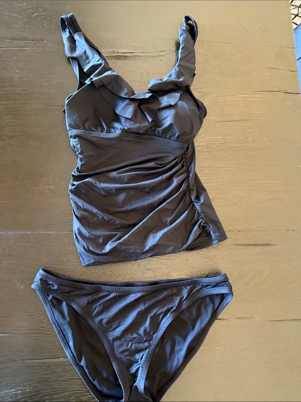 Ralph Lauren Black Tankini Set